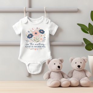 In the Waiting God is Working Baby Bodysuit