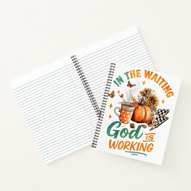 In The Waiting...  Notebook (Inside)