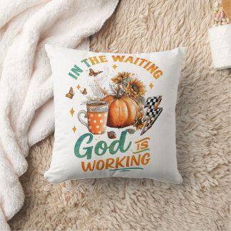 In The Waiting... Throw Pillow