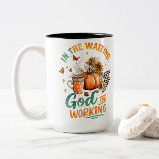 In The Waiting...  Two-Tone Coffee Mug