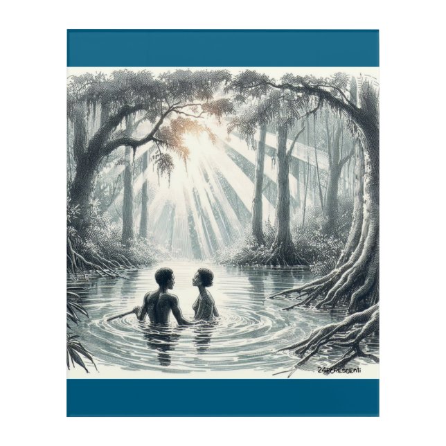 in the water acrylic print (Front)