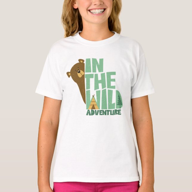 In The Wild Adventure Bear T-Shirt (Front)