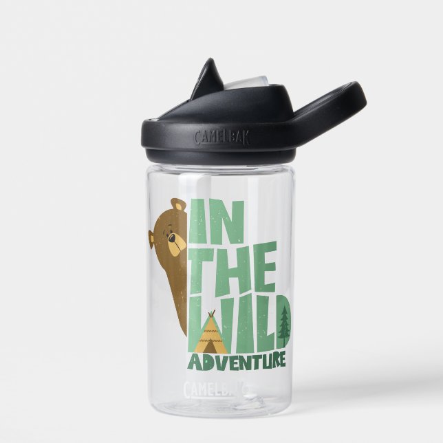 In The Wild Adventure Bear Water Bottle (Left)