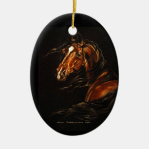In the WInd Ceramic Ornament