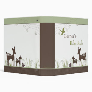 In the woods Baby Book Binder