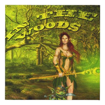 In The Woods Faux Canvas Print by Dozzle at Zazzle