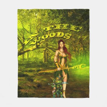 In The Woods Fleece Blanket by Dozzle at Zazzle