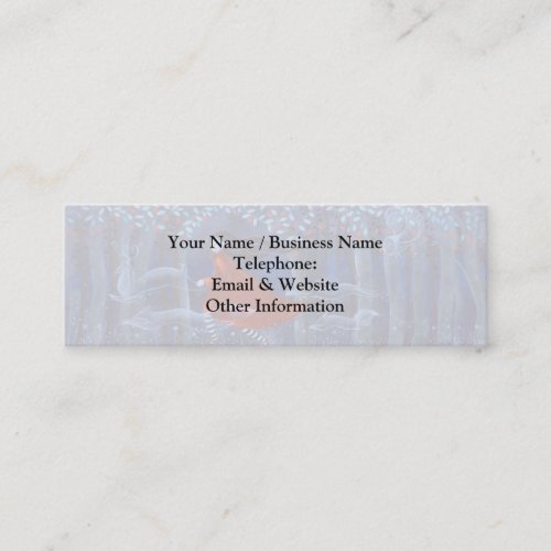 In The Woods With Animal Spirits. Business Card Templates