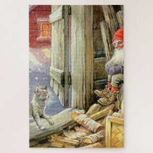 “In the Woodshed” by Jenny Nystrom Jigsaw Puzzle