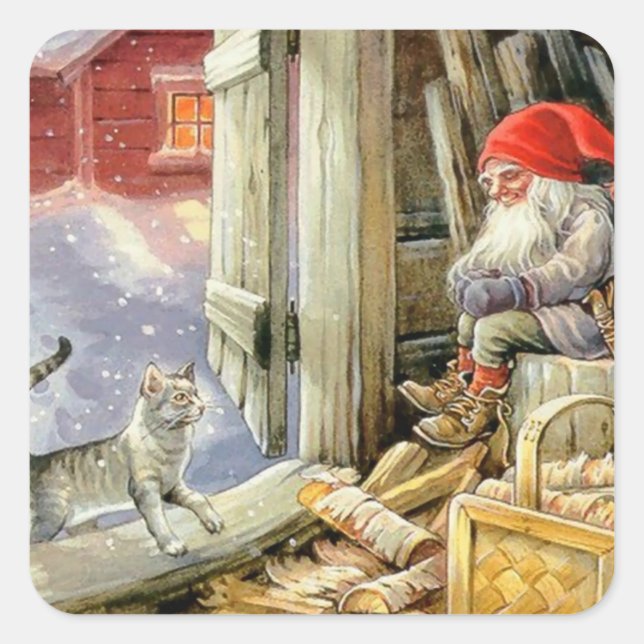 “In the Woodshed” by Jenny Nystrom Square Sticker (Front)