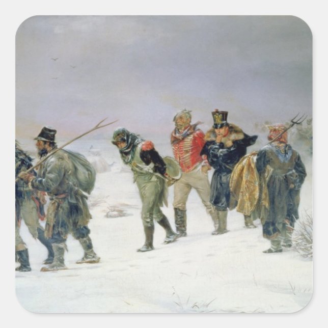 In the Year of 1812, 1874 Square Sticker (Front)