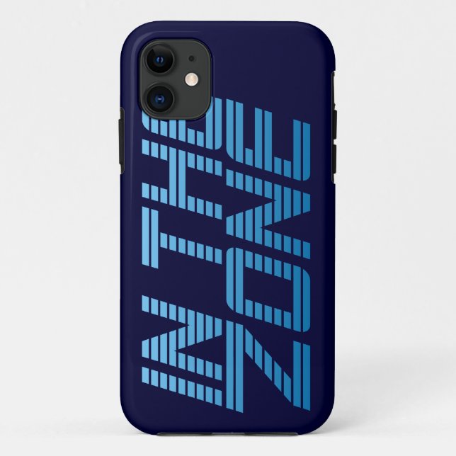 IN THE ZONE custom iPhone case (Back)