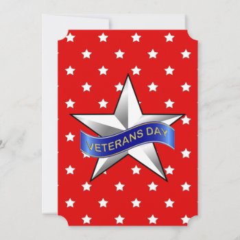 In Their Honor Veterans Day Party Invite by ZazzleHolidays at Zazzle
