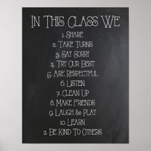 In This Class We... Poster