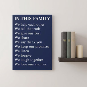 In This Family Acrylic Print