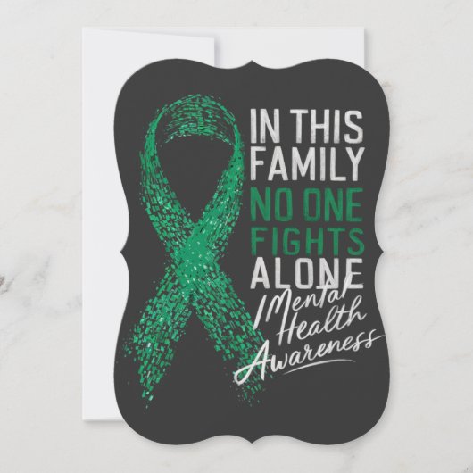 In This Family No One Fights Alone Mental Health (Front)