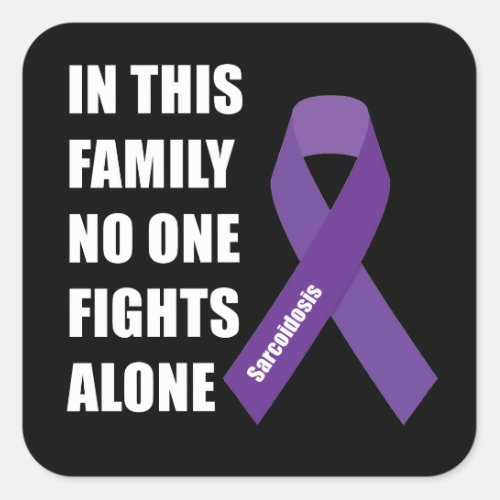 In This Family No One Fights Alone Sticker