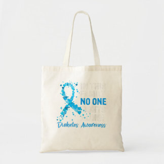 In This Family No One Fights Diabetes Alone Warrio Tote Bag