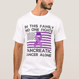 In this family no one fights pancreatic alone T-Shirt