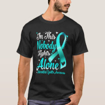 In This Family Nobody Fight Alone Interstitial Cys T-Shirt
