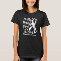 In This Family Nobody Fight Alone Mesothelioma Awa T-Shirt