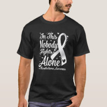 In This Family Nobody Fight Alone Mesothelioma Awa T-Shirt