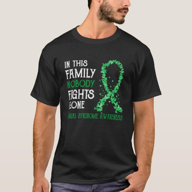 In This Family Nobody Fights Alone Kabuki syndrome T-Shirt (Front)