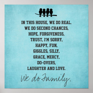 In this House We do Family Poster