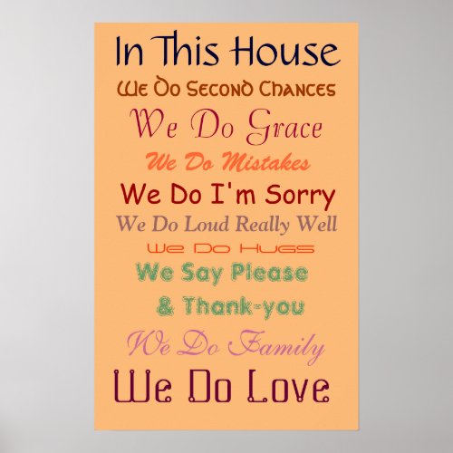 In This House We Do Love Poster