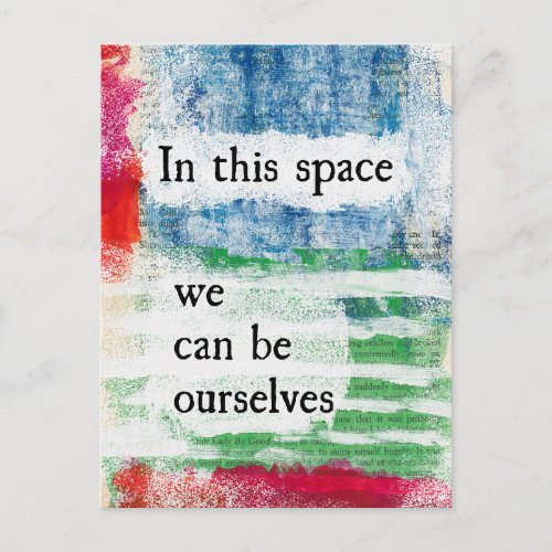 In This Space Postcard