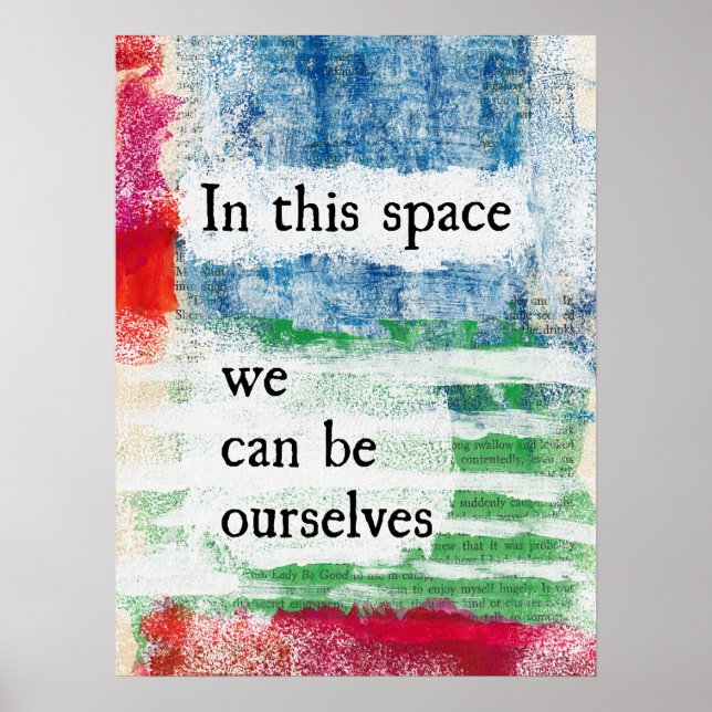 In This Space Poster Wall Art (Front)
