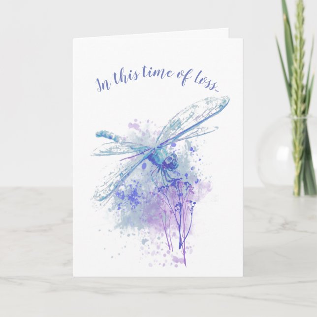 In this Time of Loss, Scripture Comfort Card (Front)