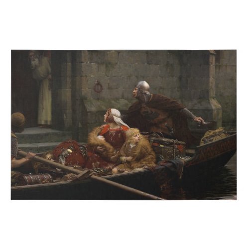 In Time of Peril 1897 by Edmund Blair Leighton Faux Canvas Print