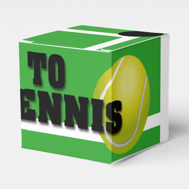 In to tennis favor boxes (Front Side)