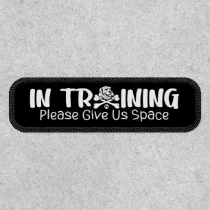 In Training Please Give Us Space For Dog Trainers Patch
