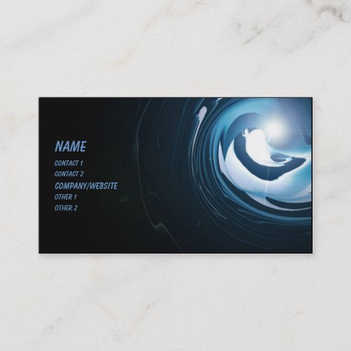 Customizable In Trance Business Card Template