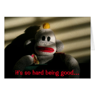 In Trouble Monkey Blank