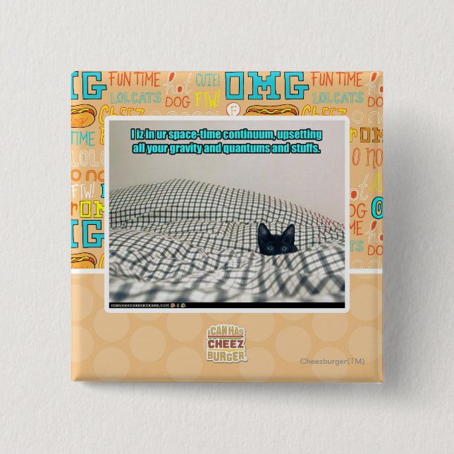 In ur Space Time Continuum Pinback Button (Front)