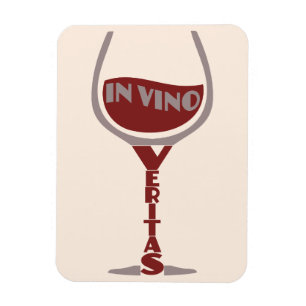 In Vino Veritas custom magnet