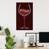 In Vino Veritas custom poster | Zazzle