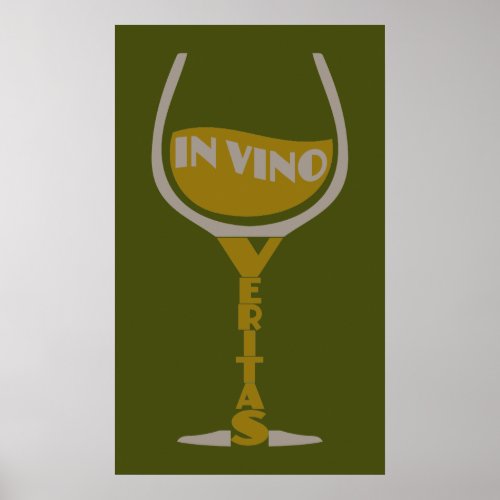 In Vino Veritas custom poster