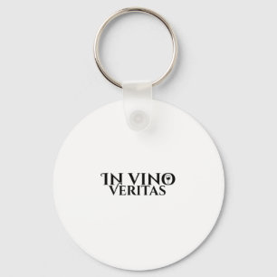 In Vino Veritas _ Latin _ Ancient Rome _ Wine Love Keychain