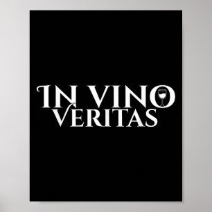 In Vino Veritas _ Latin _ Ancient Rome _ Wine Love Poster