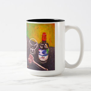 In Vino Veritas Two-tone Mug