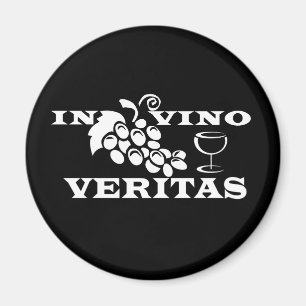 In vino veritas wine quote magnet