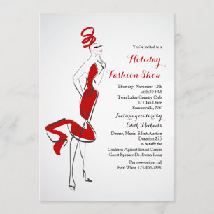 In Vogue Fashion Show Invitation