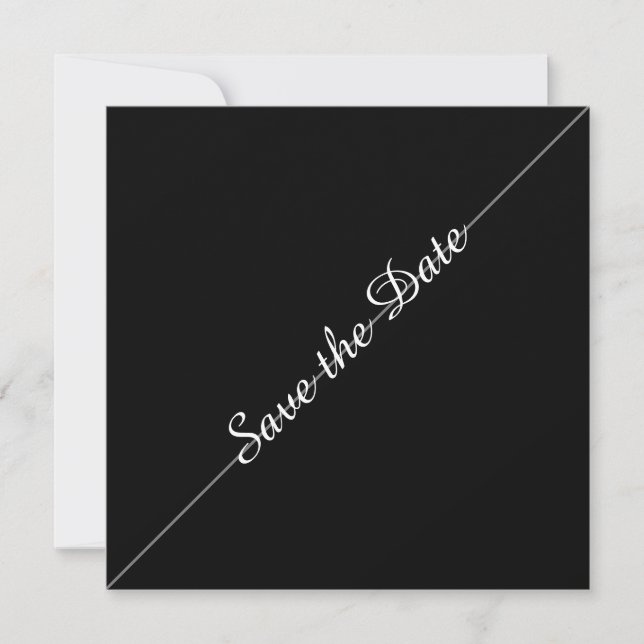 In Vogue Minimalist Save The Date (Front)