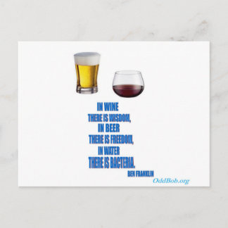 In Wine... Postcard
