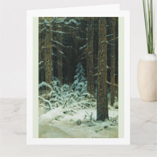 IN WINTER Ivan Shishkin 1883 Christmas Card