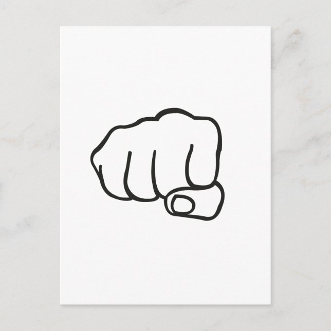 in yo face faust.ai postcard (Front)